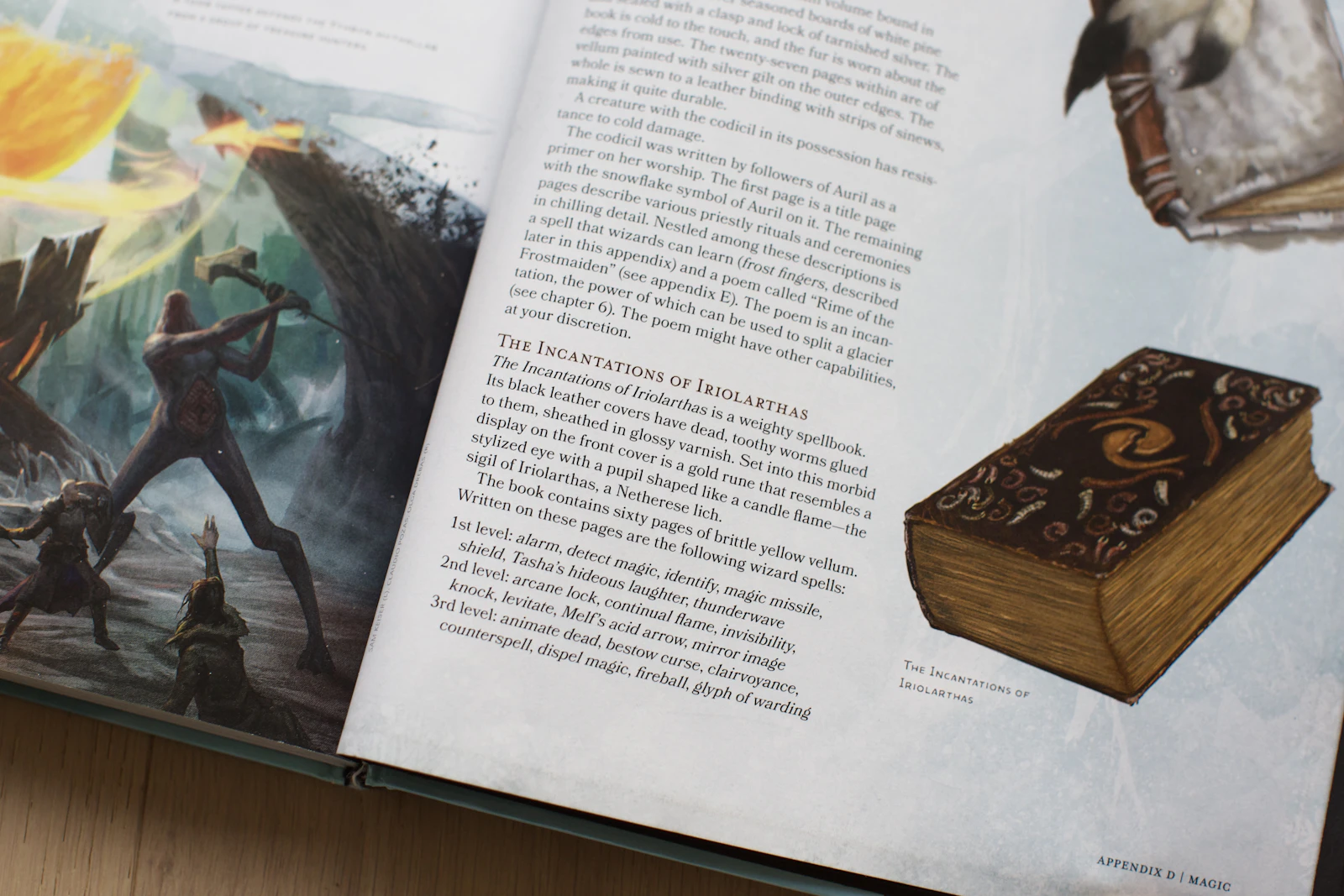 'A binder of spell cards'