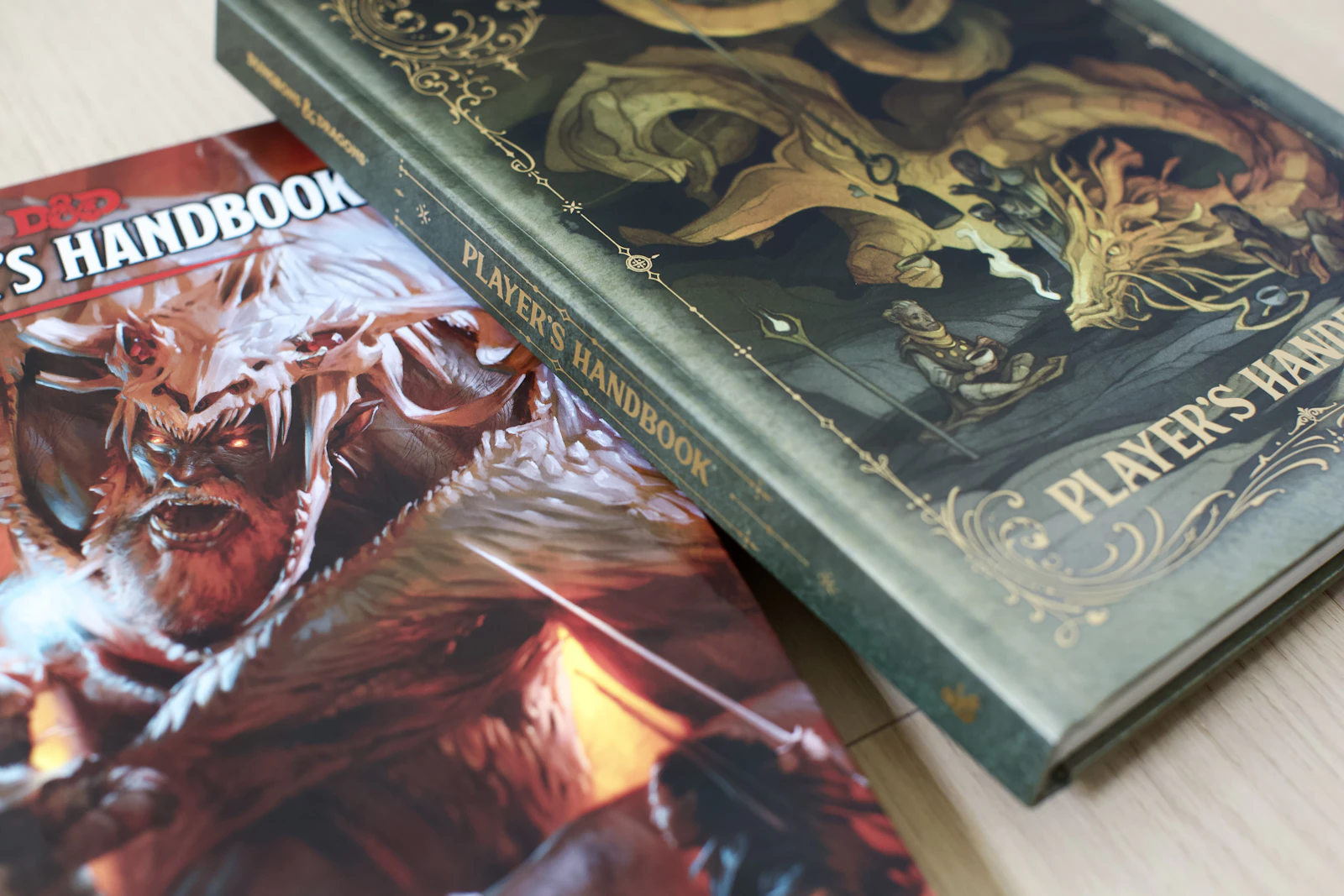 "The 2014 and 2024 Player's Handbooks"